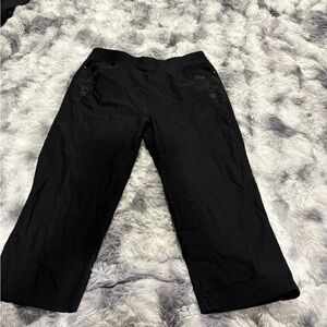 Black Cropped Pants